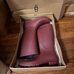 UGG Maroon Waterproof Boots